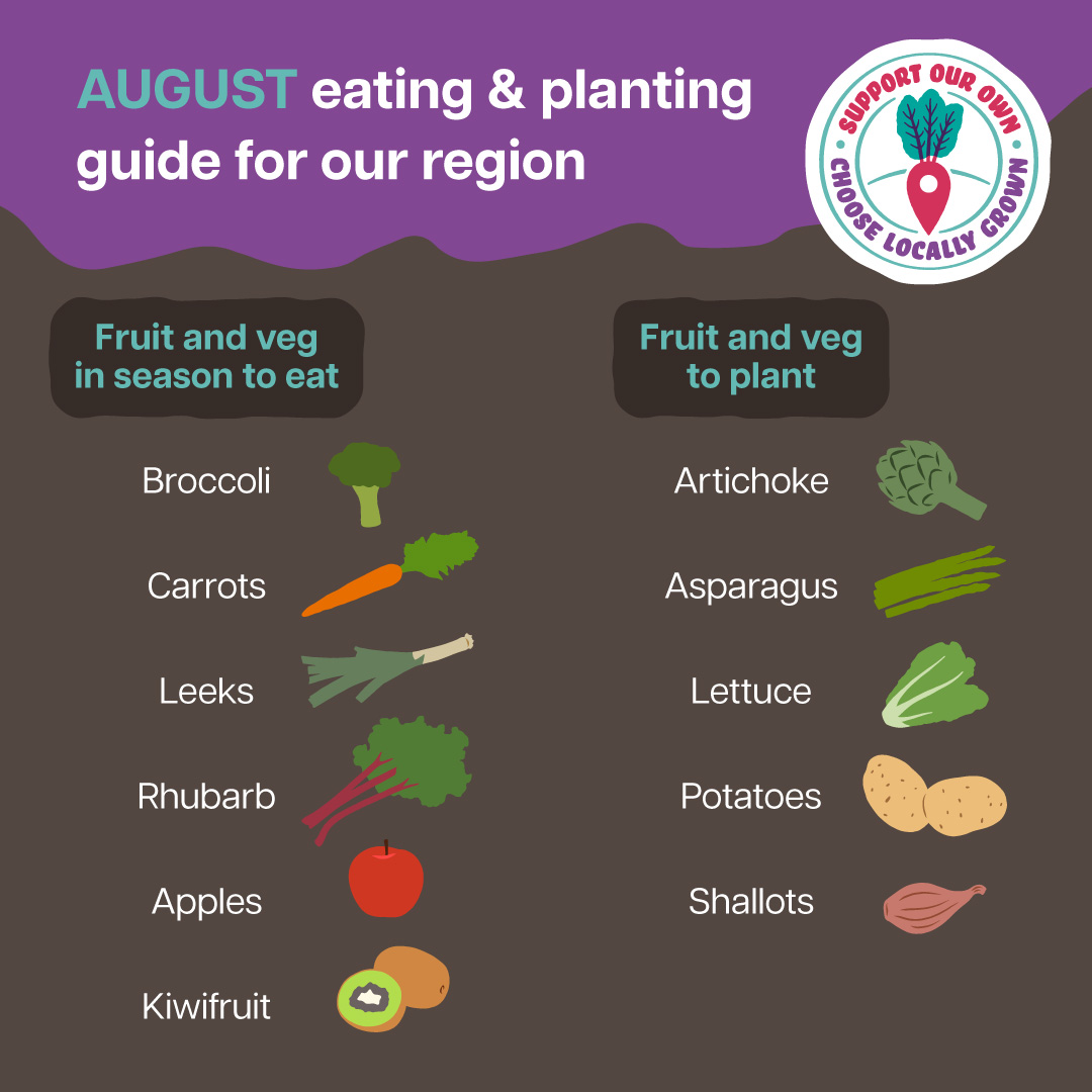 What's in season August