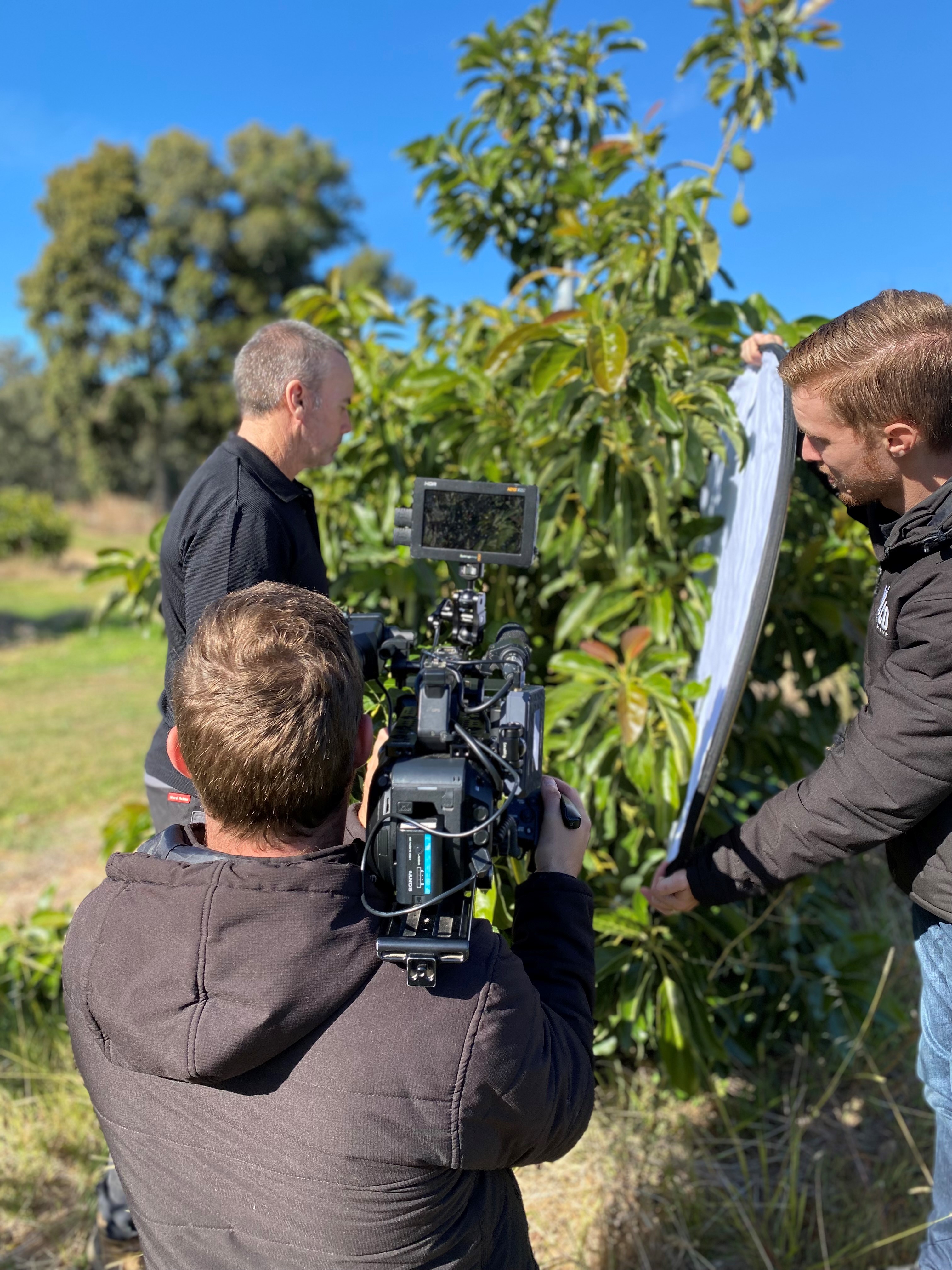Crossies Cados filming behind the scenes