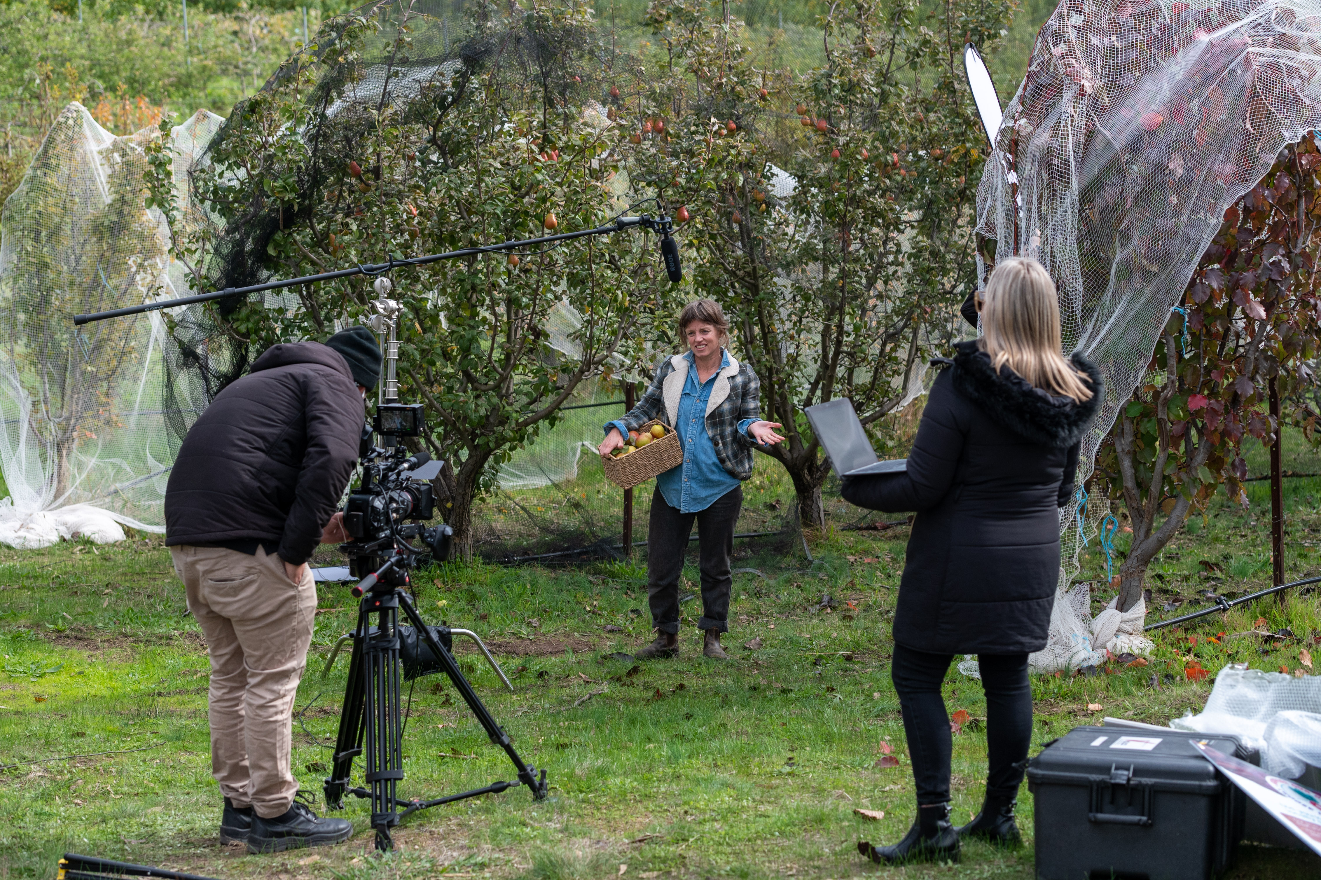 The Orchard Keepers filming