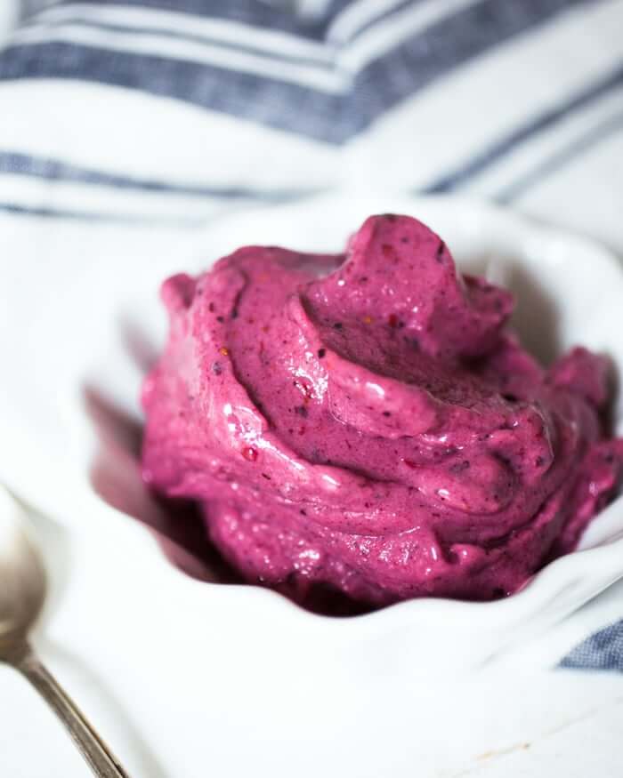 Blueberry Banana Sorbet