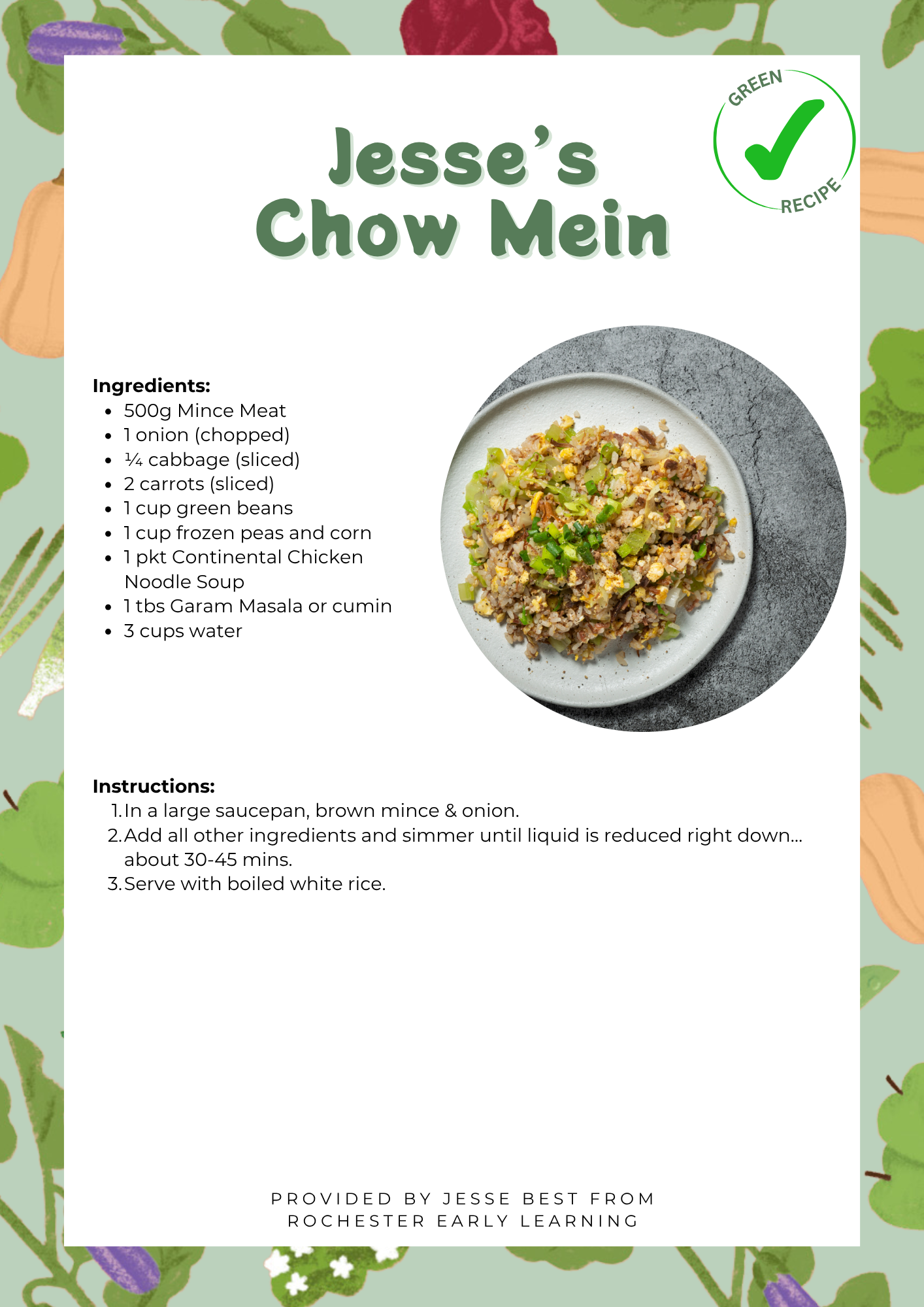 Jesse's Chow Mein