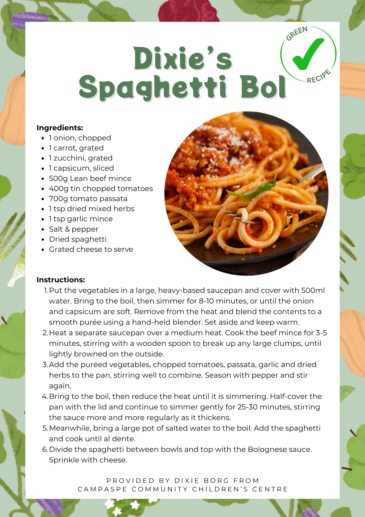 Dixie's Spaghetti Bol
