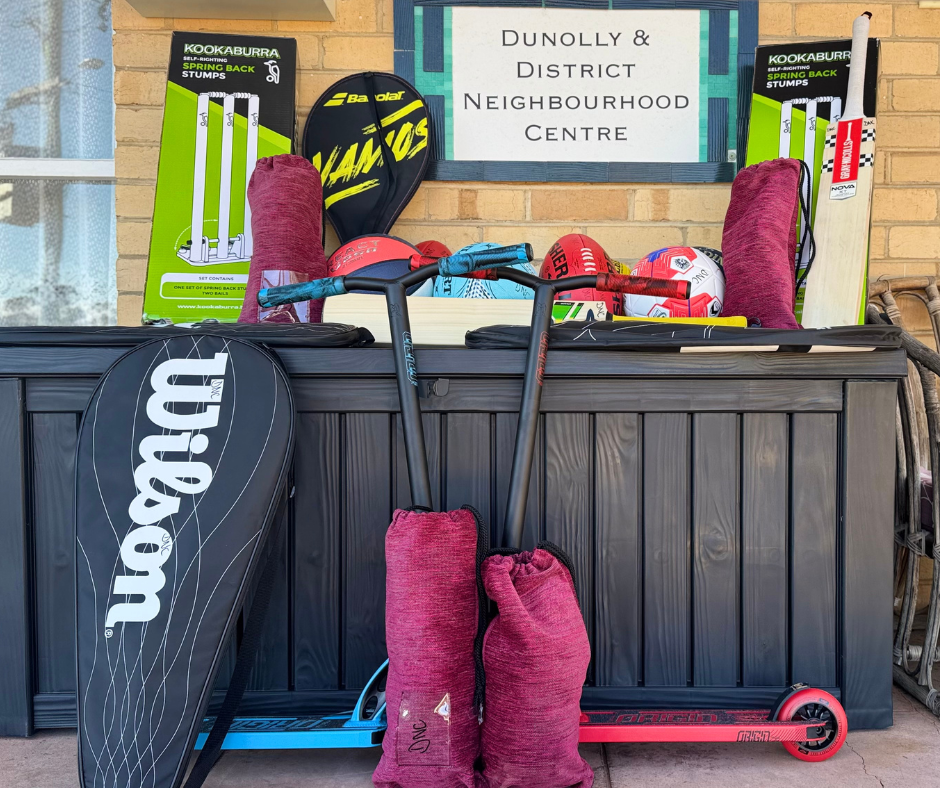 Dunolly sports equipment library
