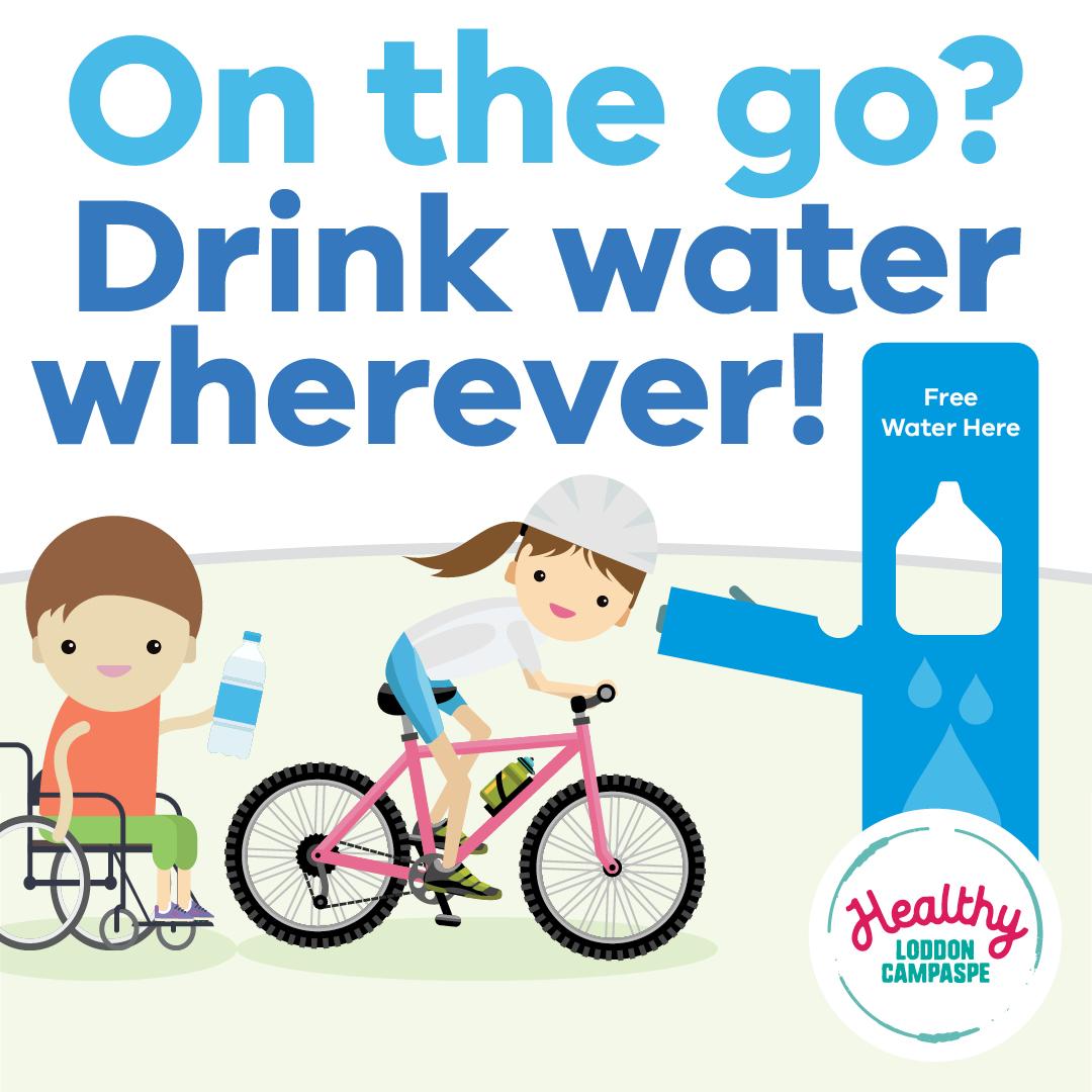 Healthy Loddon Campaspe Hydrate. Feel Great. social tile
