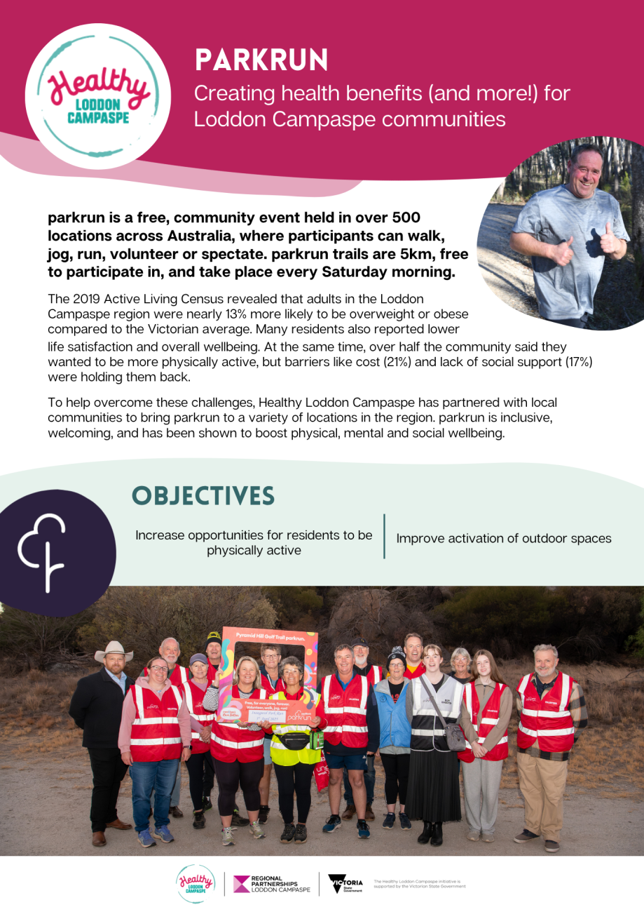Case study - bringing parkrun to the Loddon Campaspe region pg1