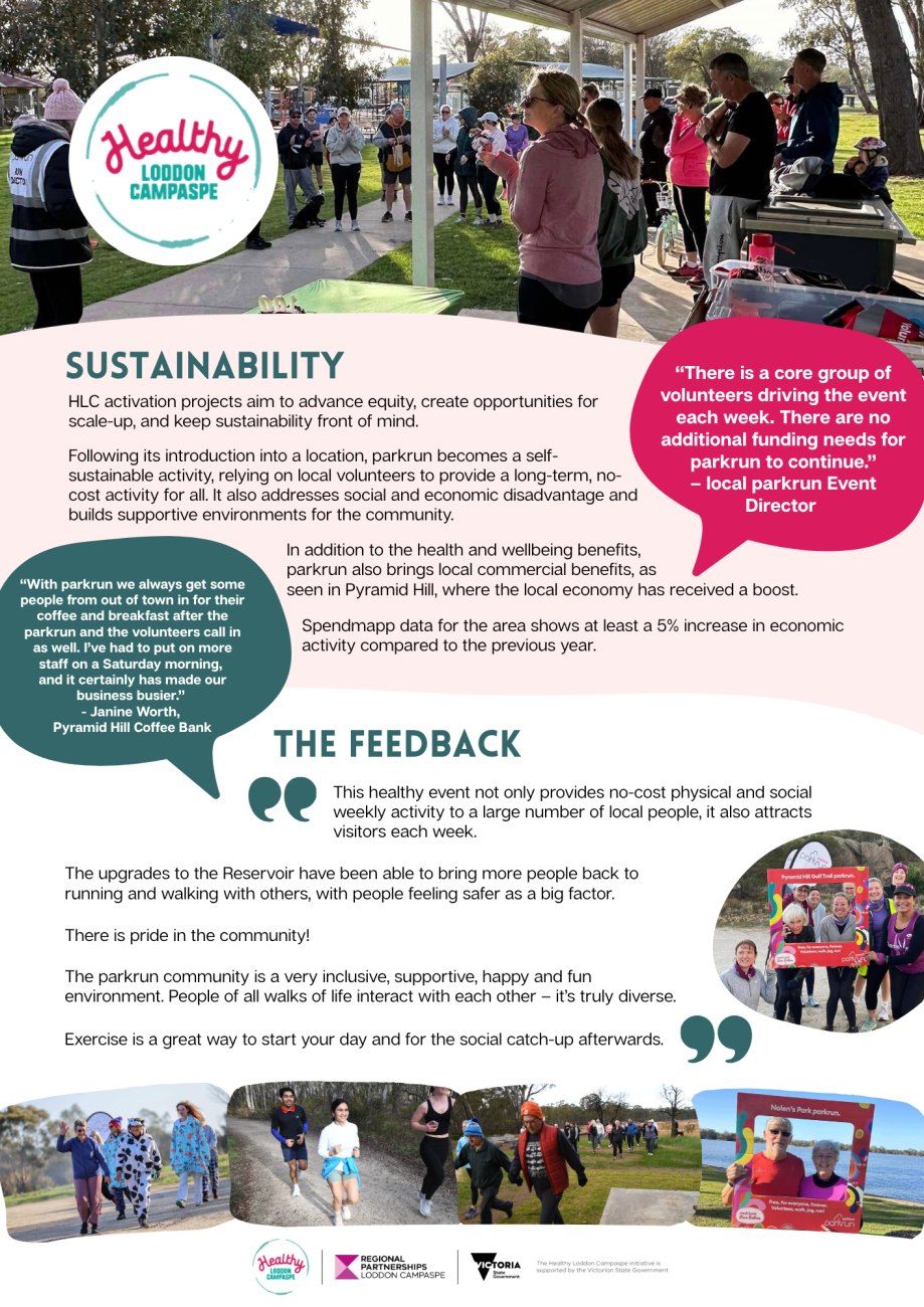 Case study - bringing parkrun to the Loddon Campaspe region pg3
