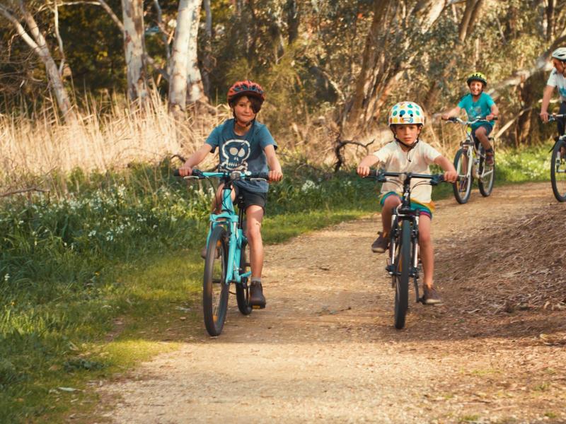 Kids on bikes