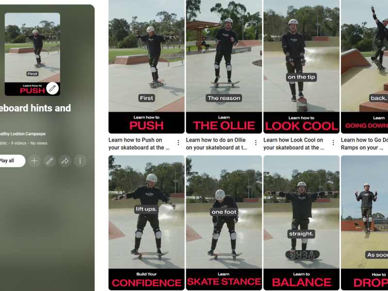 Skateboard tips snip